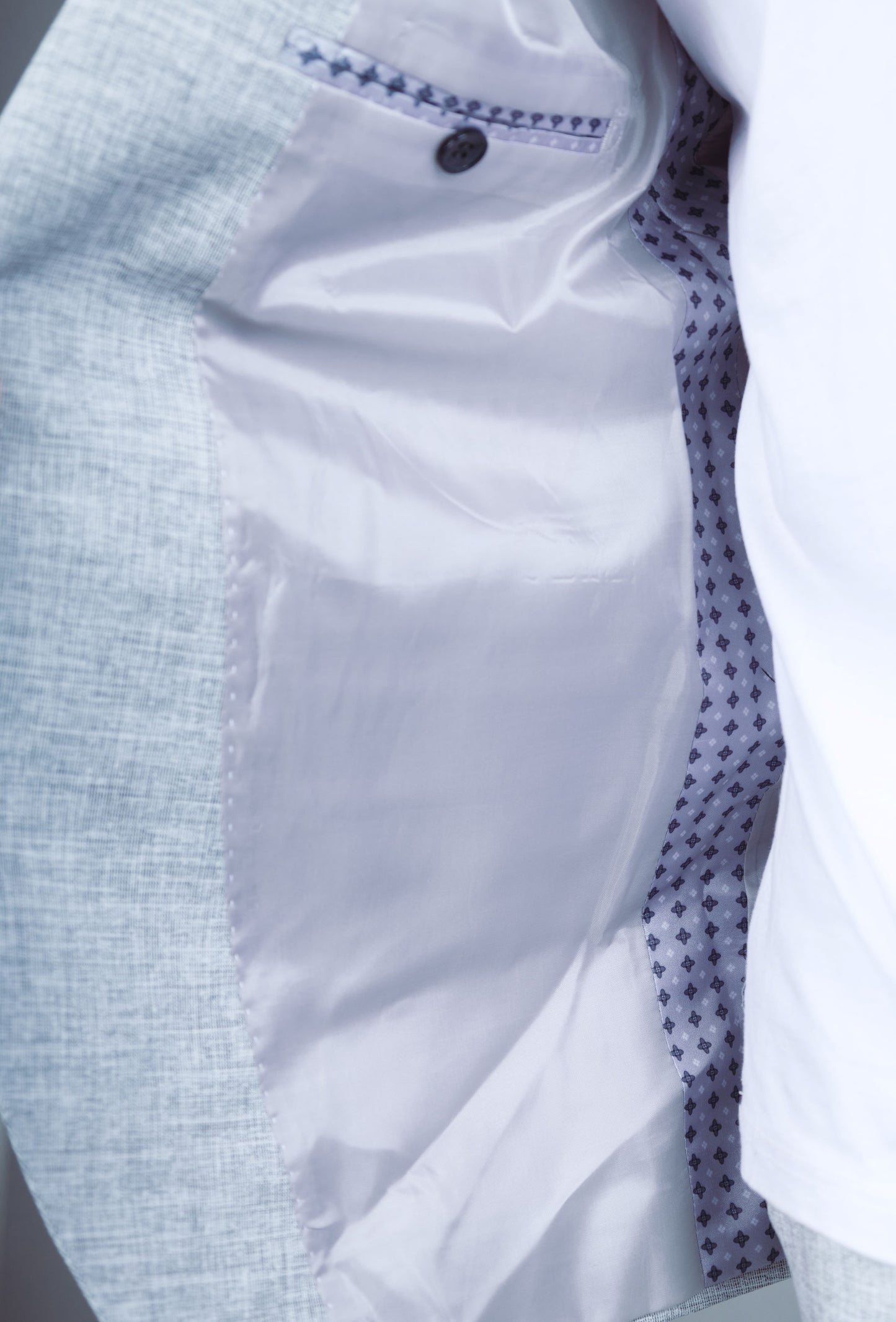 Costume Décontracté 2 Pièces Homme Gris