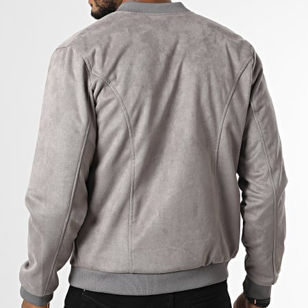 Veste Suédine Grise