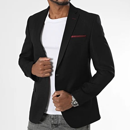 Blazer Noir Slim