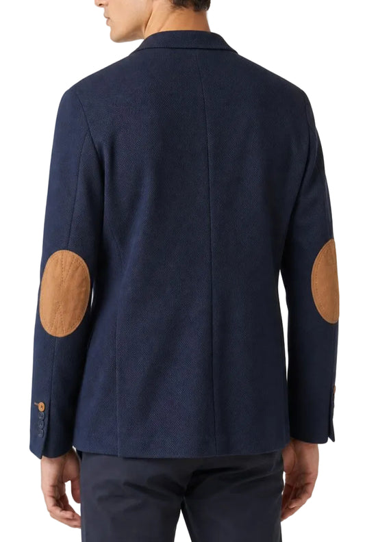 blazer marine détails camel Mackten