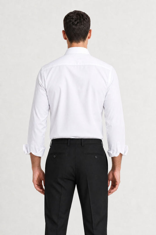 chemise pas cher blanche Mackten