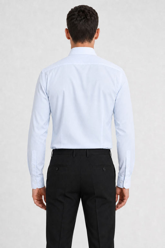 chemise ciel pas cher coton homme Mackten