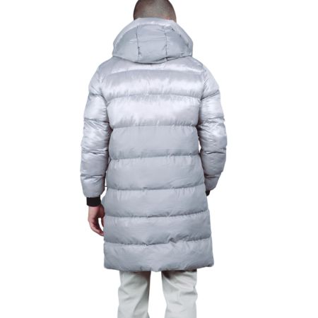 Doudoune Longue Homme - Grise
