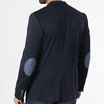 Blazer avec coudiere chic homme Mackten