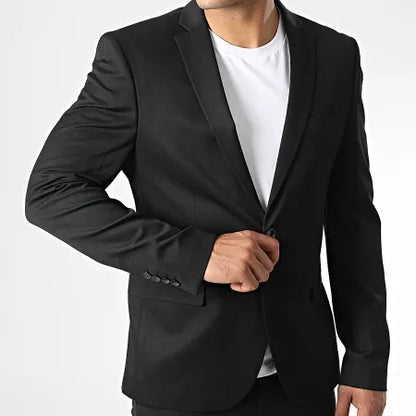 Veste de costume noir Mackten