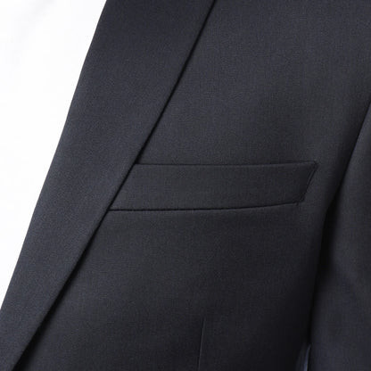 Veste chic marine uni Mackten