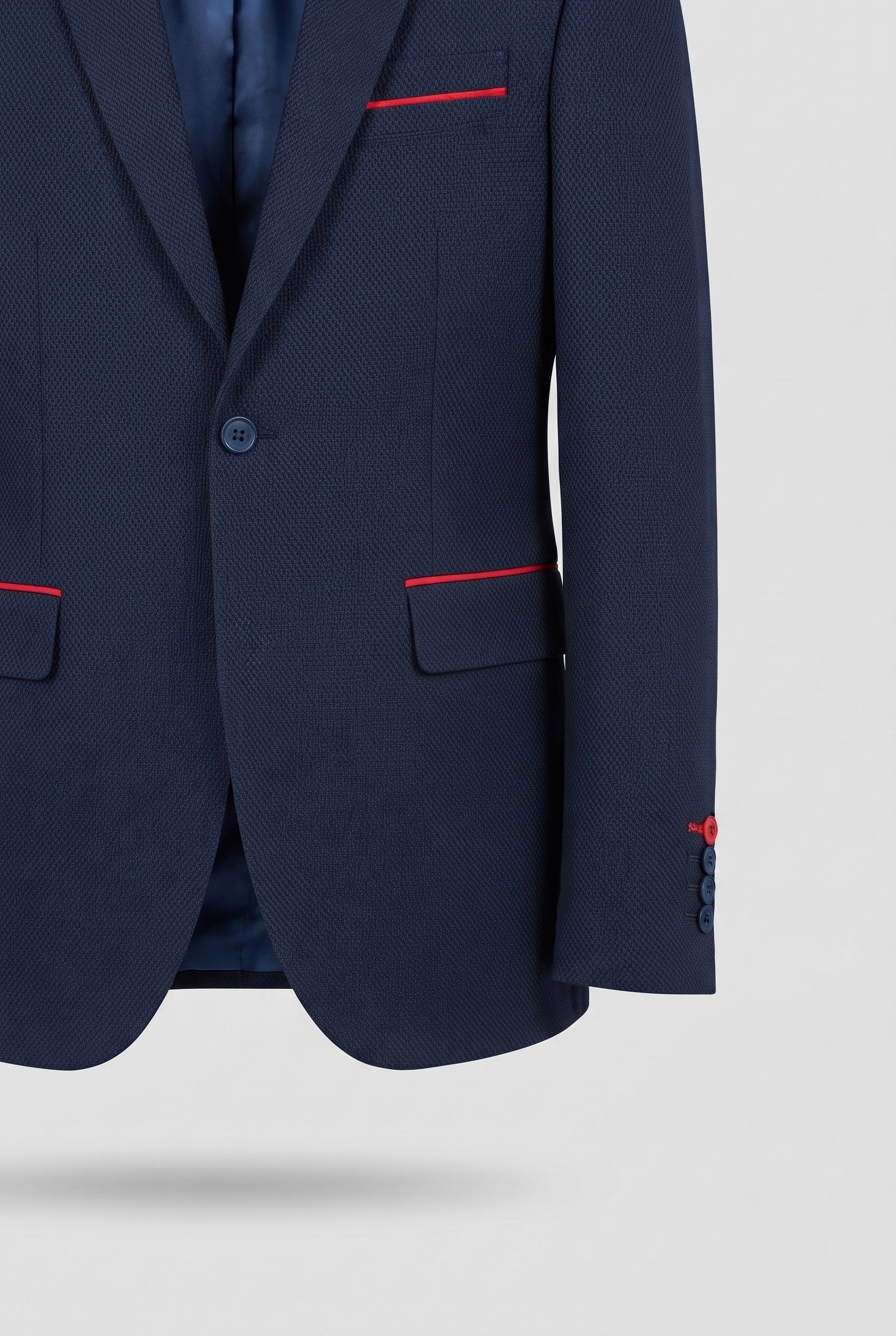 Blazer chic marine homme coudiere Mackten