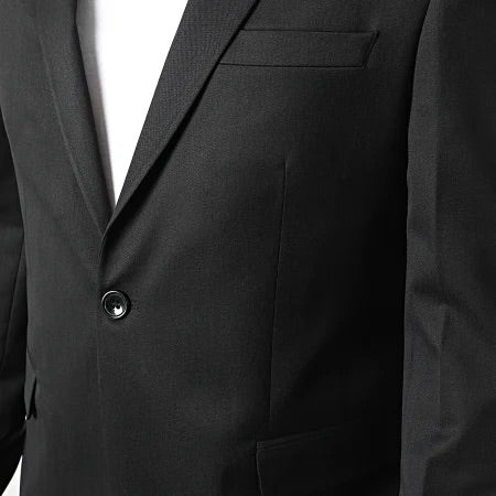Blazer chic noir homme Mackten