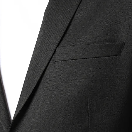 Blazer élasthanne homme noir Mackten