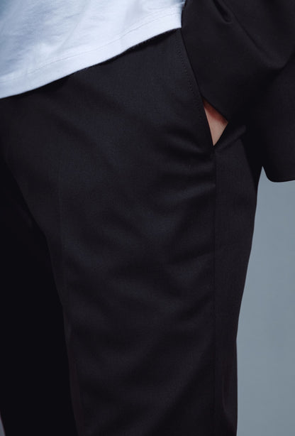 Costume homme noir premium Mackten