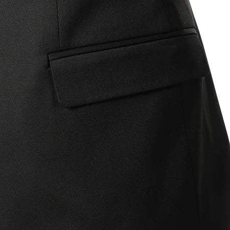 Blazer chic cérémonie noir homme Mackten