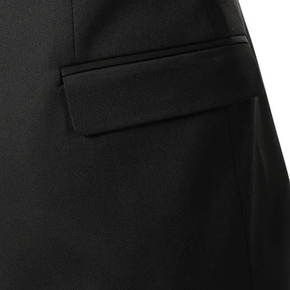Blazer chic cérémonie noir homme Mackten