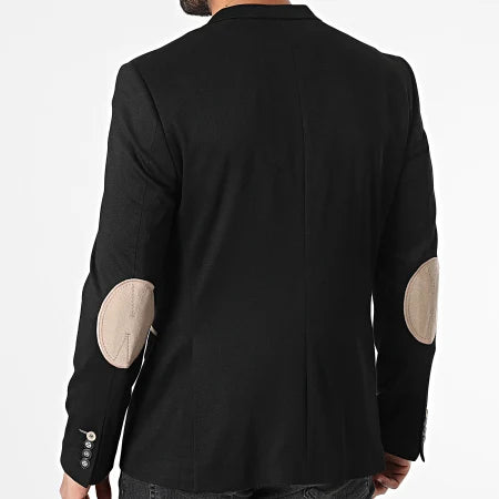 Blazer avec coudiere beige Homme Mackten
