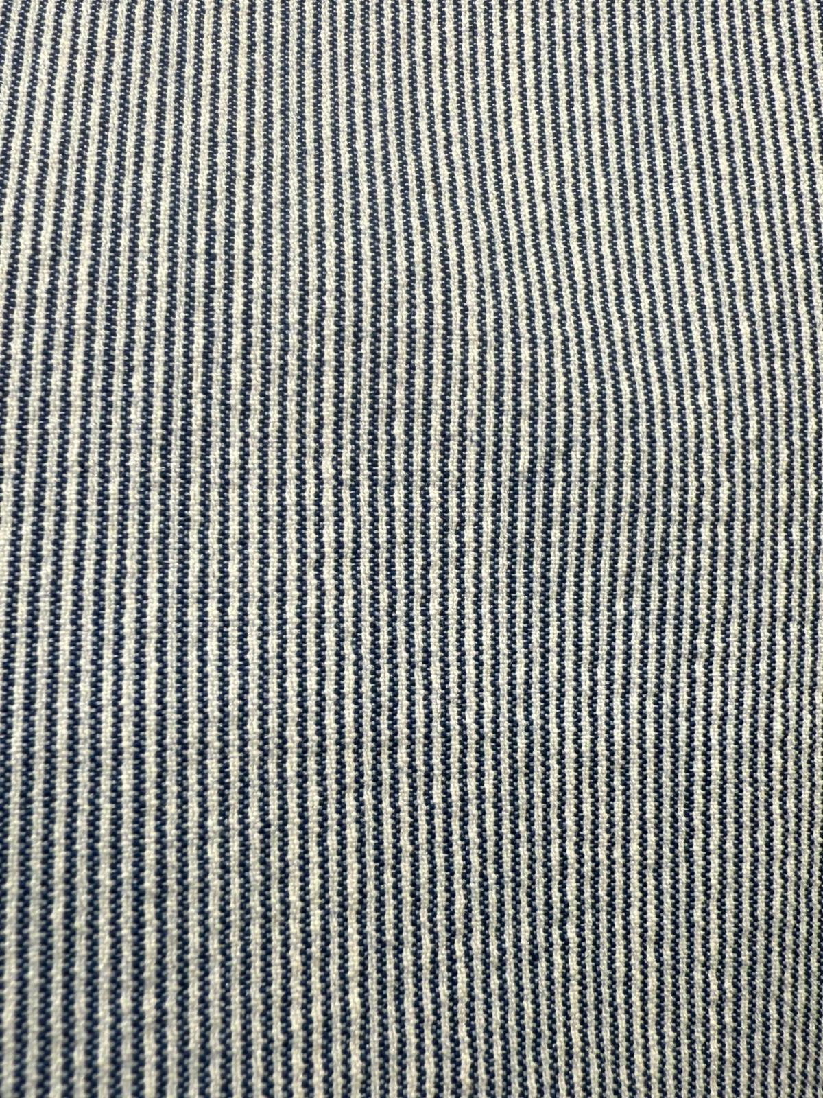Blazer homme à fine rayure ciel