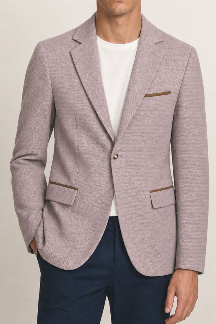 Blazer élégant homme beige Mackten
