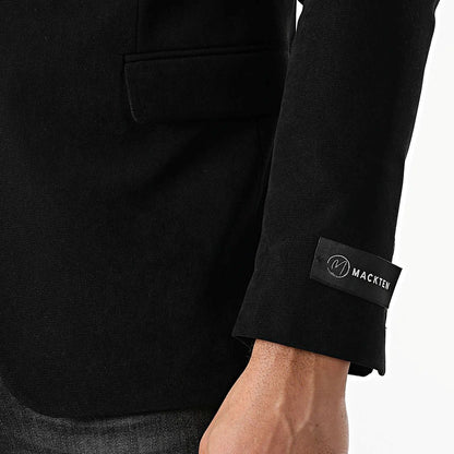 Blazer homme effet velours noir