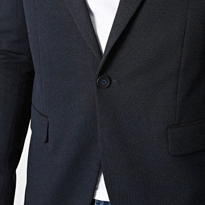 blazer marine coudiere noir homme Mackten