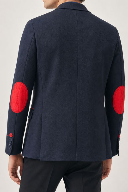 Blazer Marine avec coudière Rouge