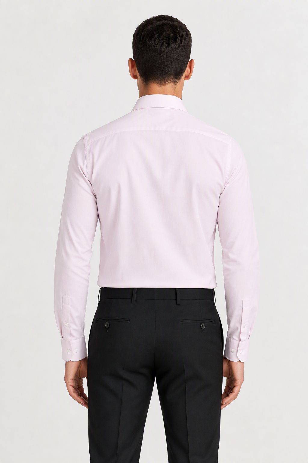 chemise homme rose en coton Mackten