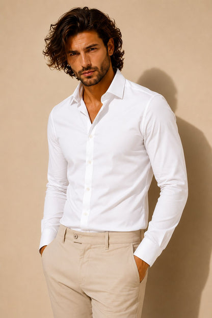 Chemise homme Blanche Slim fit