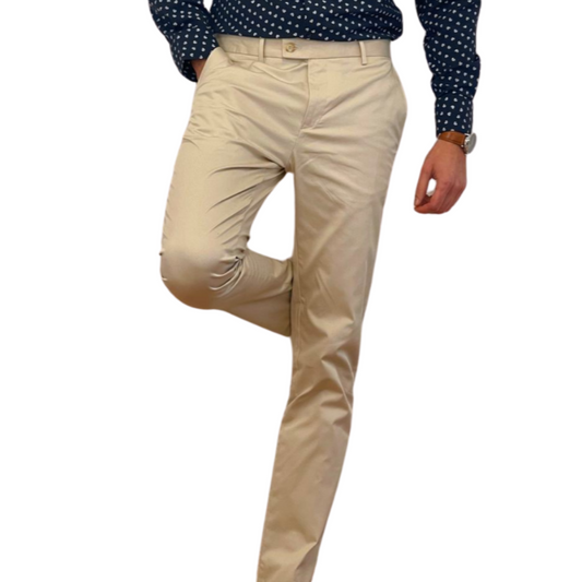 Chino homme  beige