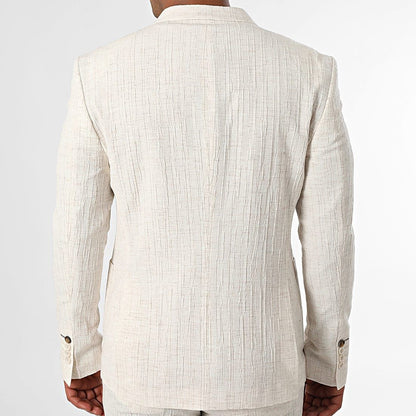 Costume homme 2 pieces beige