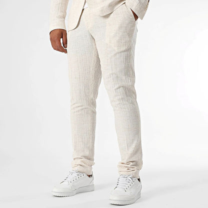 Costume homme 2 pieces beige