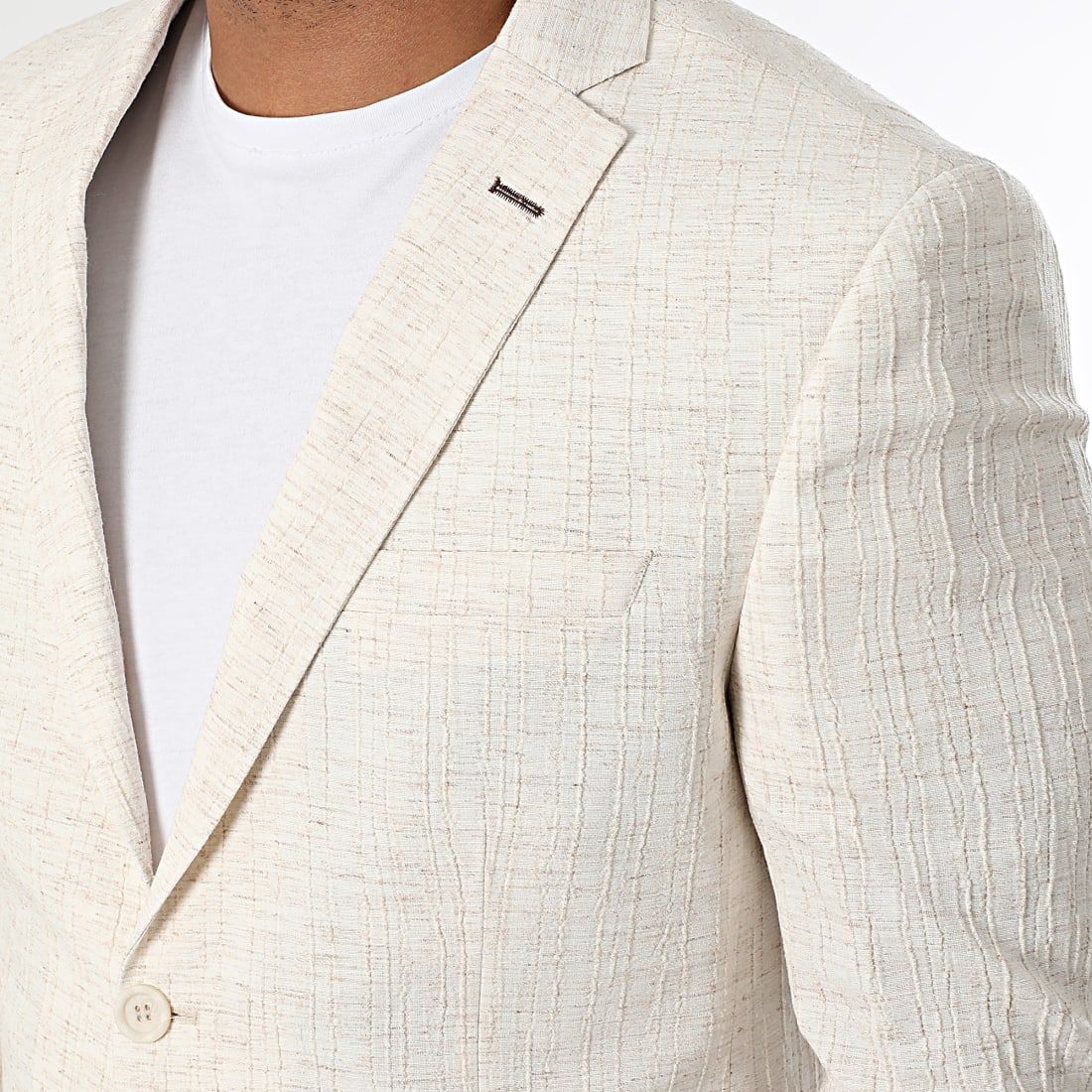 Costume homme 2 pieces beige