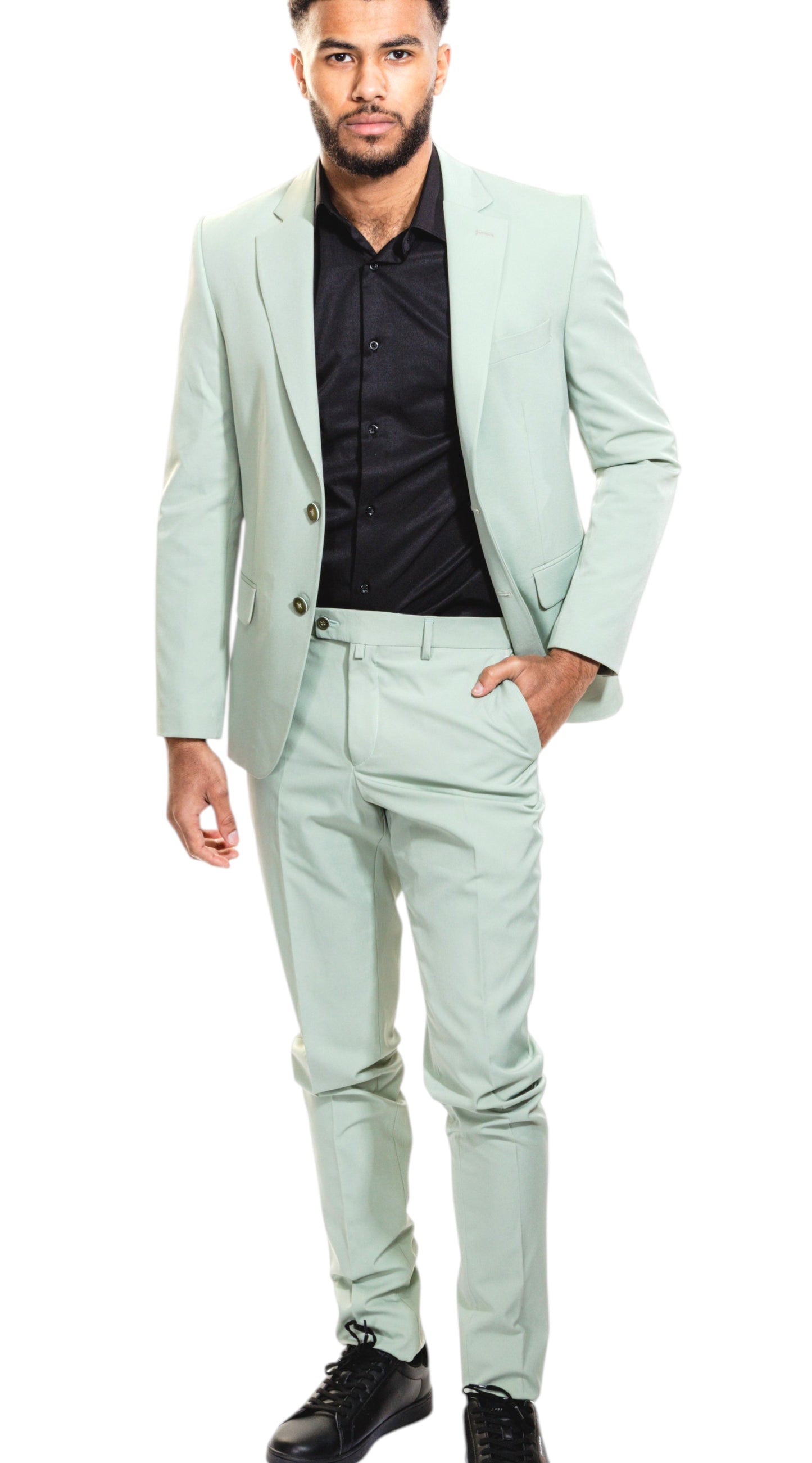Costume homme business vert Mackten