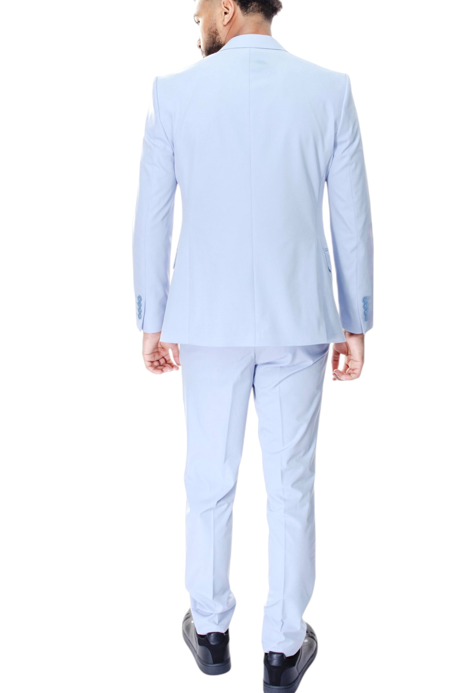 Costume slim fit homme ciel Mackten