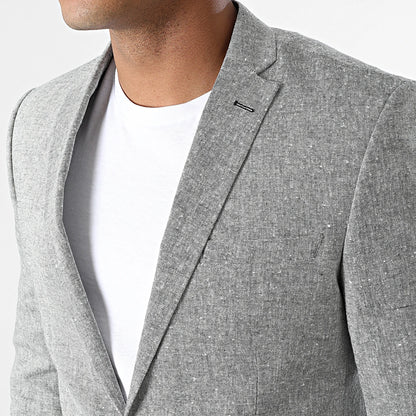 Blazer lin Gris