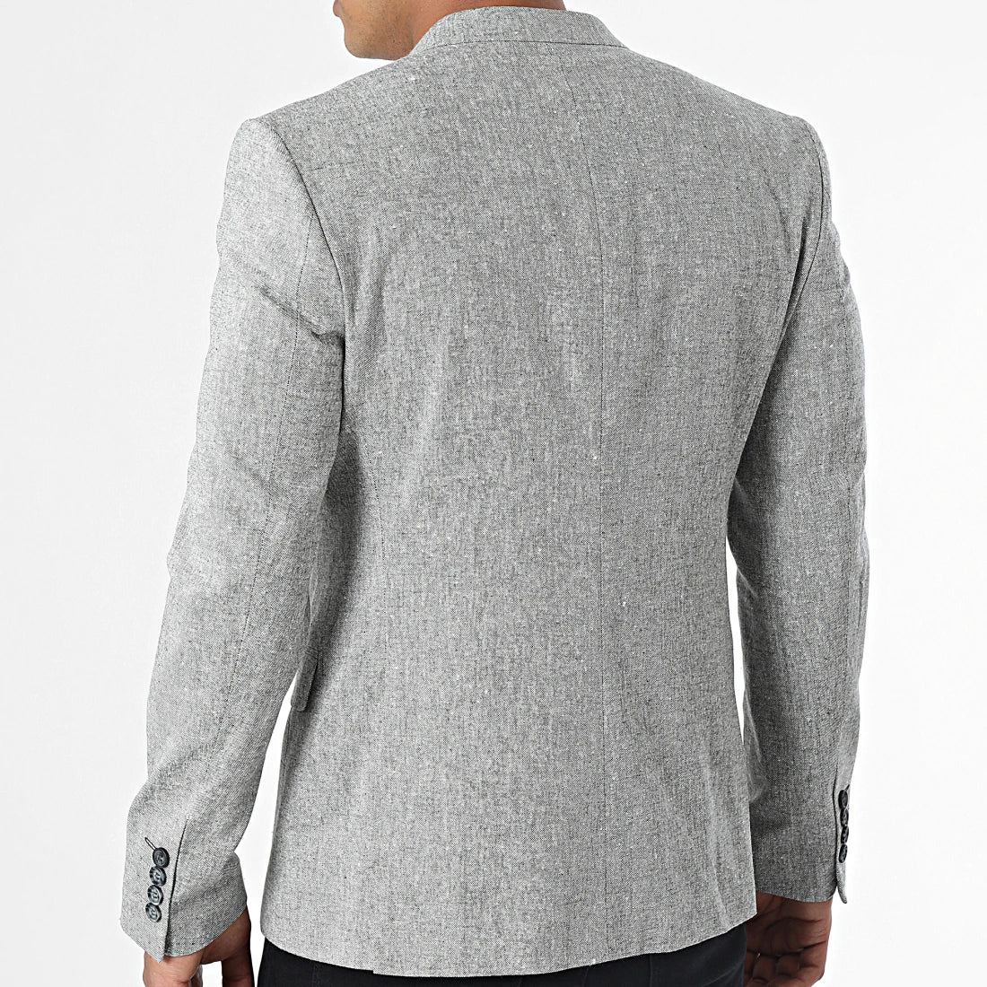 Blazer lin Gris