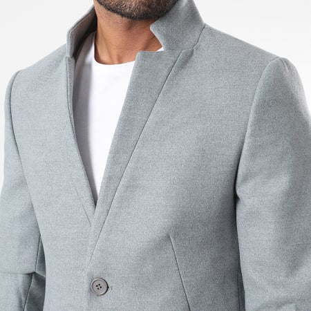 Manteaux homme gris petit col