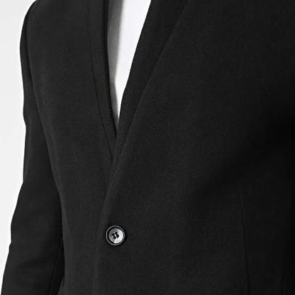 Manteau Homme Noir coupe slim