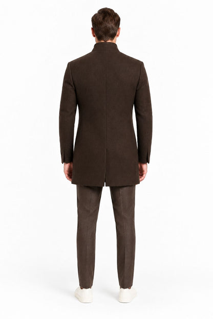 Manteau homme chocolat pour homme Mackten