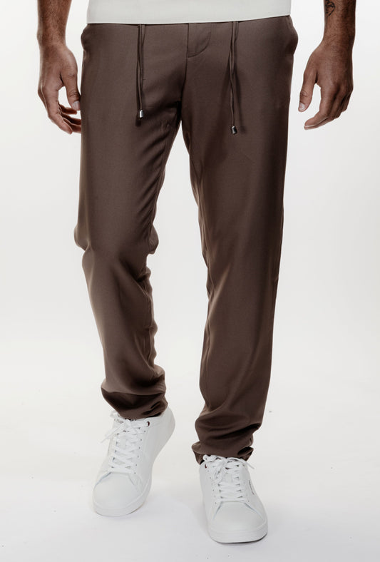 Pantalon homme fluide choco