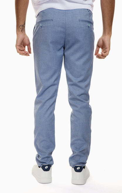 Pantalon homme bleu taille élastique