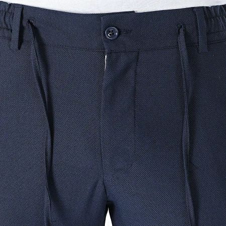 Pantalon homme marine taille élastique
