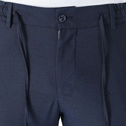Pantalon homme marine taille élastique