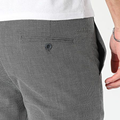 Pantalon homme gris tailles élastiques