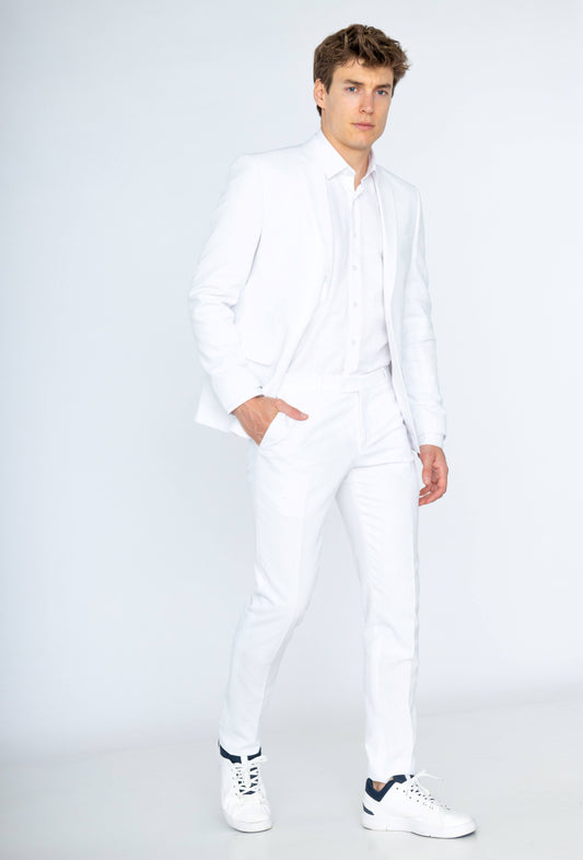 Costume 2 pièces Blanc pour Homme